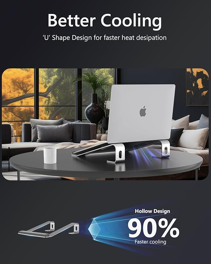 Aluminum Laptop Stand, Notebook Stand - Image 7