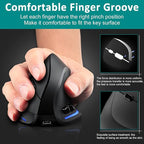 TRELC Wireless Mouse Tri-Mode, Ergonomic Vertical Mouses - Image 6