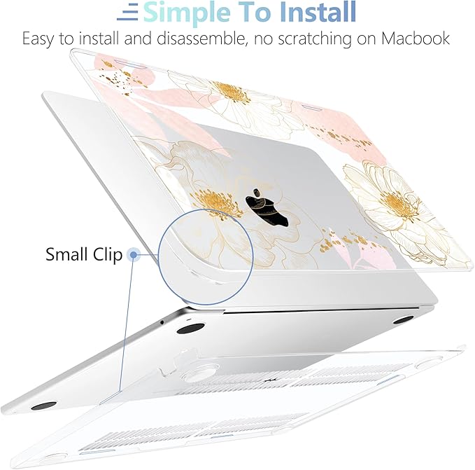 MEEgoodo for M4/M3/M2 MacBook Air 15.3 inch Case 2025 2024 2023, Case Fit Model - Image 5