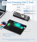 Jgstkcity Desk Clamp Power Strip, 40W Total Fast Charging Station, 2 PD 20W USB - Image 3