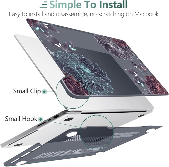 DONGKE for M4 MacBook Pro 16 Inch Case 2024 2023 2021 A3403 A3186 M3 A2991 M2 - Image 4
