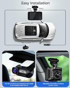 4K Dash Cam Front and Rear STARVIS 2 IMX675 & IMX307 Dual HDR, Car Camera - Image 12
