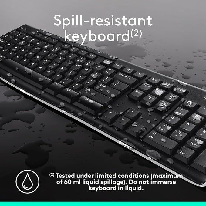 Logitech MK270 Wireless Keyboard and Mouse Combo - Image 8