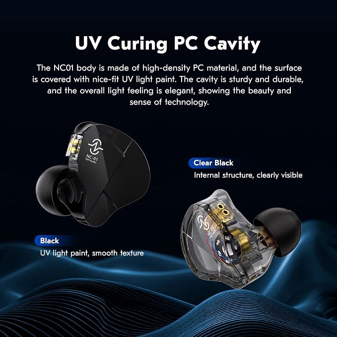 CCZ NC01 Gospel Gaming Earbuds, Stereo Sound in Ear Monitor Headphones Wired - Image 2