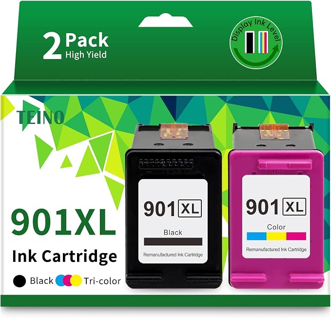 TEINO 901 Ink Cartridges Remanufactured Ink Cartridge Replacement by TEINO