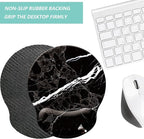 Mouse Pad with Wrist Support, Ergonomic Mouse Pad with Memory Foam Wrist Rest - Image 4