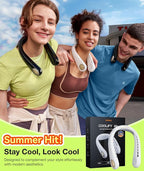TORRAS COOLiFY Air Neck Fan Air Conditioner, 3D Airflow, Light Portable Fan - Image 2