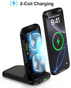 Wireless Charger Stand Samsung Wireless Charger Fast Charging Foldable Phone - Image 3