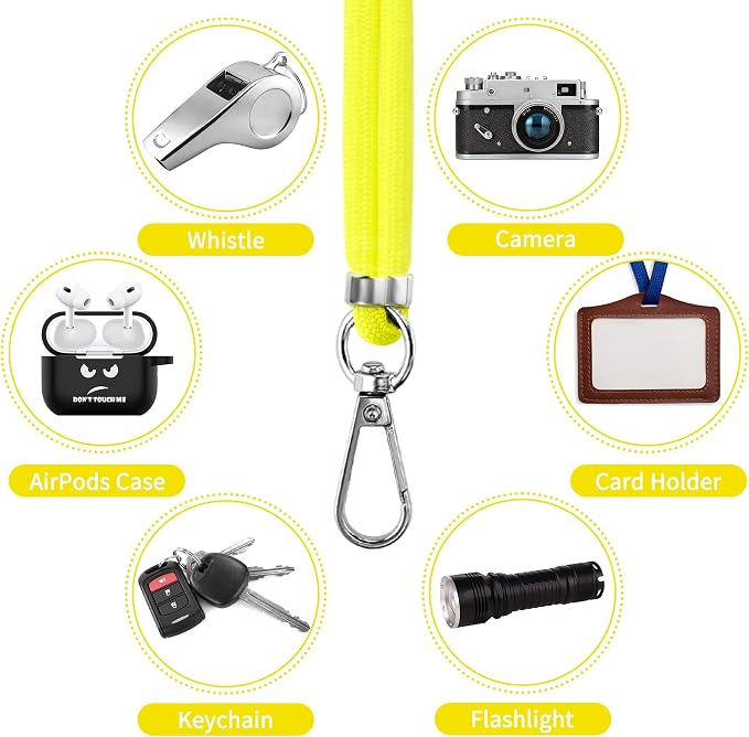 CACOE Phone Lanyard 2 Pcs-2 Pcs Adjustable Neck Strap, Universal Crossbody - Image 4
