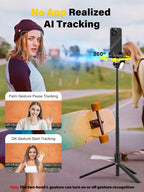 Gimbal Stabilizer for Smartphone, 2-axis stabilizer Without APP face Tracking - Image 2