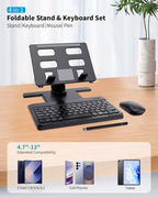 Desk Stand and Bluetooth Keyboard Combo - Image 2