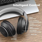 Wireless Bluetooth Headphones Over Ear, 65H Playtime HiFi Stereo Headset - Image 5