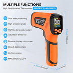 -40℉~3632℉, MESTEK Infrared Thermometer Temperature Gun, High Temp Thermometer - Image 2