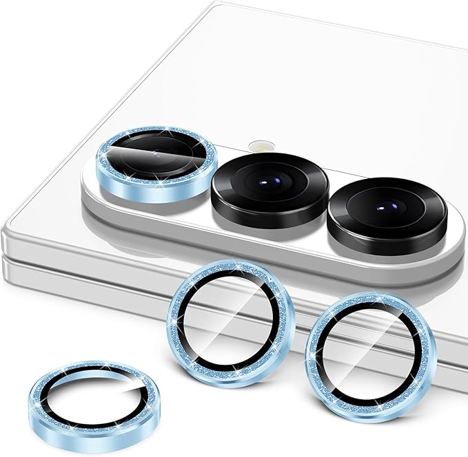 for Samsung Galaxy Z Fold 7 Camera Lens Protector, Individual Metal Ring - Image 2