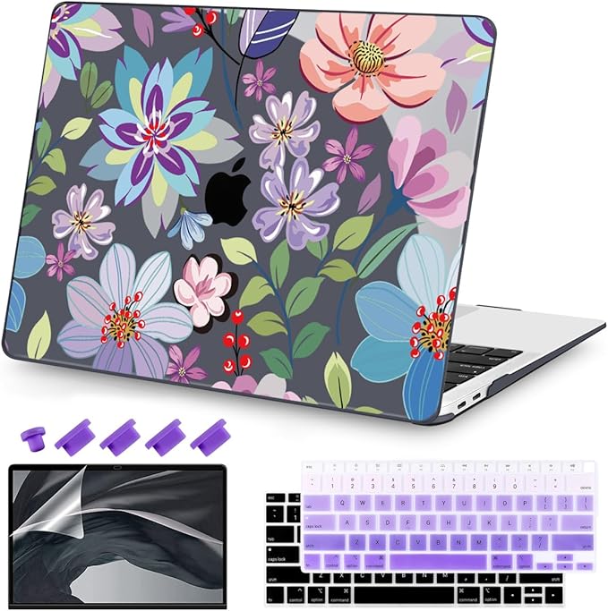 Teryeefi Case for M1 MacBook Air 13 inch 2020 2019 2018 fits Model A2337 A2179 by Teryeefi