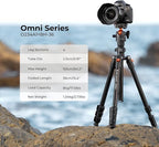 K&F CONCEPT 64 inch/163 cm Camera Tripod, Lightweight Travel Outdoor DSLR - Image 2