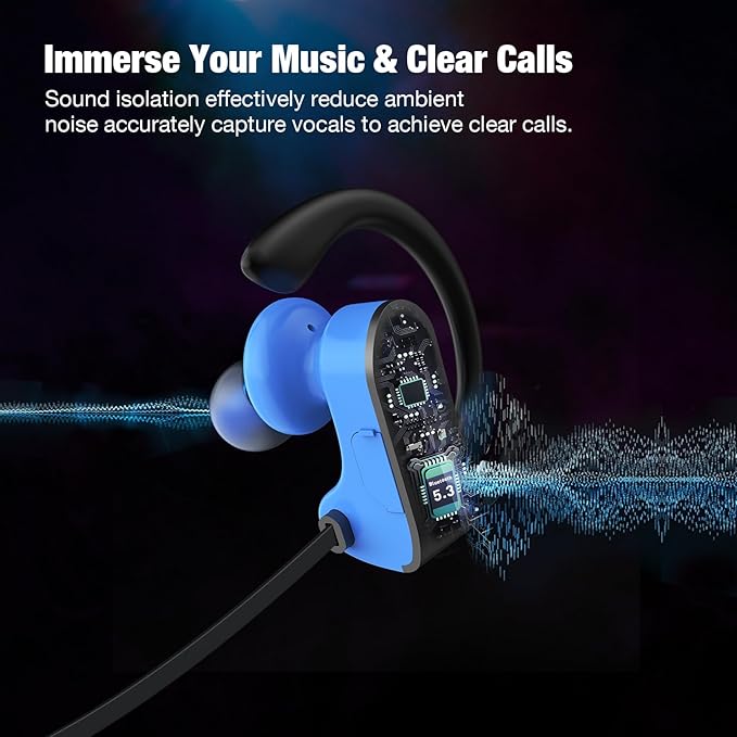 JOYWISE Bluetooth Headphones, Wireless Headphones 16H Playtime Wireless Earbuds - Image 4