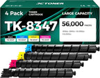 TK-8347 TK8347 Toner Cartridge Set 4-Pack High Yield Replacement by JCTONER