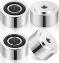 Facmogu 4PCS Silver Aluminum Alloy Speaker Isolation Feet, Turntable Isolation by Facmogu