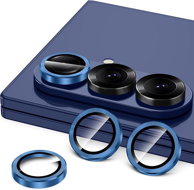 for Samsung Galaxy Z Fold 7 Camera Lens Protector, Individual Metal Ring - Image 2