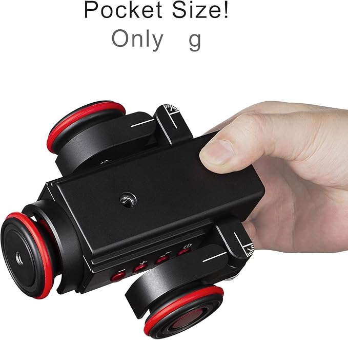 EACHSHOT Motorized Dolly Car, 3-Wheels Wireless Electric Track Rail Slider - Image 7