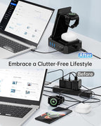 Wireless Charger for Samsung, 300W 10 in 1 Wireless Charging Station, 65W USB C - Image 7