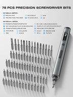 90-in-1 Mini Electric Screwdriver, SMOOTHARMOR Precision Screwdriver Set - Image 4
