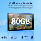 80GB MP3 Player with Bluetooth and WiFi, Android MP3 & MP4 Players with 4" - Image 7