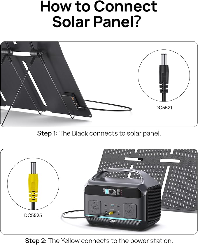 Solar Generator 600W, Portable Power Station - Image 9