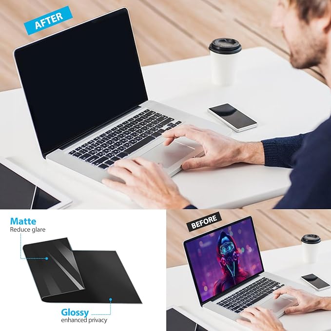 Magnetic Laptop Privacy Screen Filter 13.3 inch - Image 5