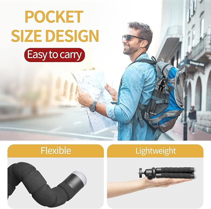 Sensyne Phone Tripod, Flexible Cell Phone Tripod - Image 6