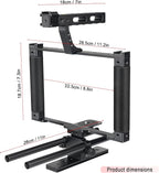 Universal Aluminum Alloy DSLR Mirrorless Camera Camcorder Stabilizer Extension - Image 7