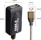 LDKCOK USB 2.0 Type A Male to A Female Active Repeater Extension Cable 100ft - Image 4