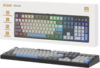Kisnt KN104 Wireless Mechanical Gaming Keyboard, 100% Full Size 104 Keys by Kisnt