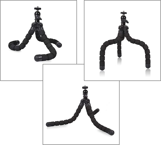 Phone Mini Tripod, Ruittos Premium Flexible Mobile Phone Tripod Stand Compatible - Image 5