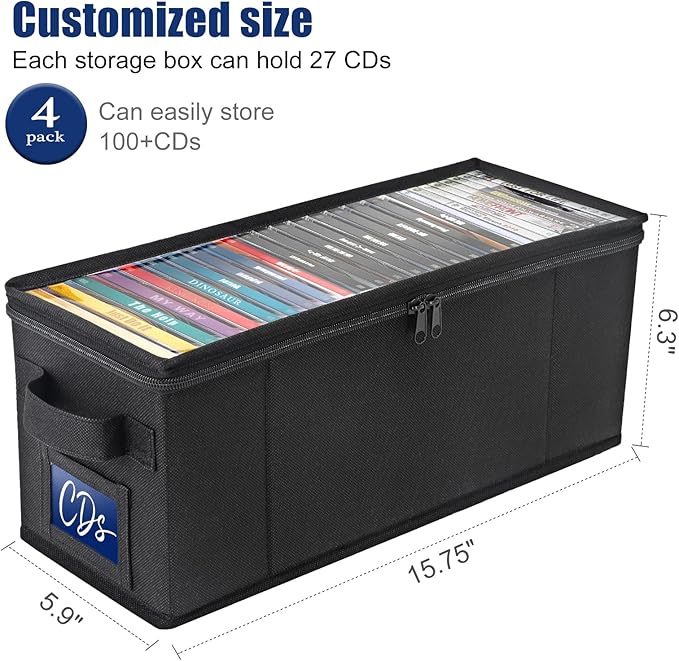 CCidea CD Storage Box with Clear Window - Image 6