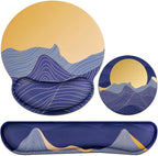 Ergonomic Keyboard Wrist Rest, Mouse Pad by QOMOLAMA