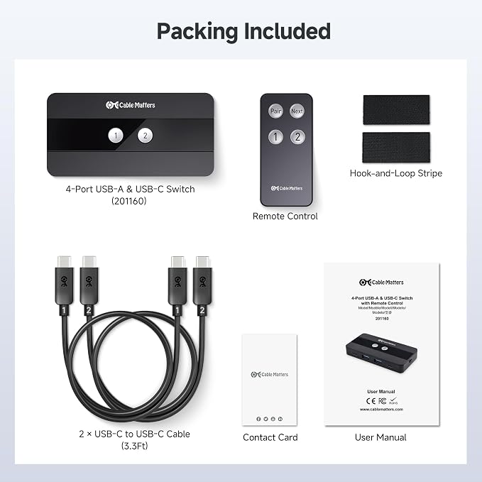 Cable Matters USB C Switch for 2 Computers - Image 7
