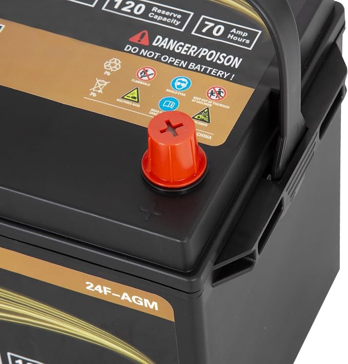 Weize Platinum AGM Battery BCI Group 24F Automotive Battery, 36 Months Warranty - Image 3