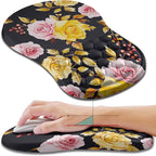Hokafenle Ergonomic Mouse Pad Wrist Support, Wrist Rest Mousepad by Hokafenle