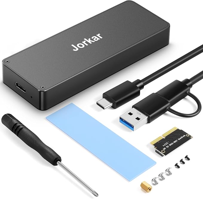 External SSD Enclosure USB-C 3.2 by Jorkar