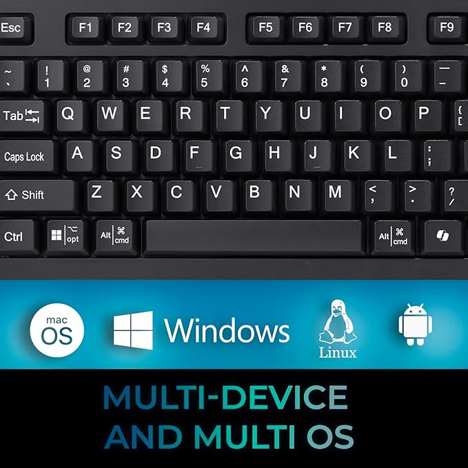 Adesso EasyTouch 445 Multi-Channel Wired Touchpad Keyboard - Image 3