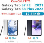 HXCASEAC Case for Samsung Galaxy Tab S7 FE 5G 12.4 inch, Protective - Image 2