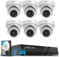 4COVR PoE Security Camera System 4K AI Human Vehicle Detection, 8CH 4K H.265 by 4COVR