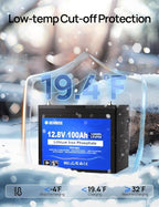 DC HOUSE 12V 100Ah LiFePO4 Lithium Battery, Group 31 Lithium Battery, 100A BMS - Image 4