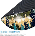 Round Mouse Pad, Abstract Mountain Design Mouse Pad, Custom Cute Mouse Pads - Image 3