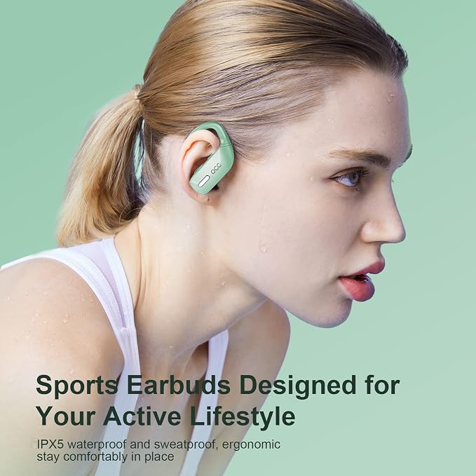 occiam Wireless Earbuds Bluetooth Headphones 48H Play Back Earphones in Ear - Image 6