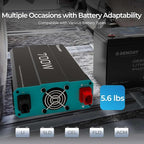 Renogy Inverter P2 700 watt Pure Sine Wave Inverter, Solar Car Power Inverter - Image 2