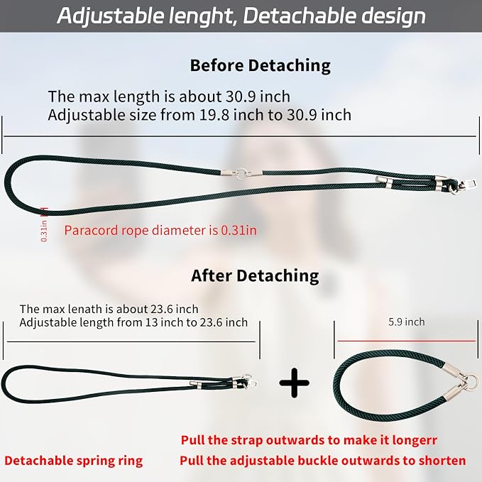 3-in-1 Adjustable Phone Lanyard Crossbody Cell Phone Neck Strap Universal - Image 2