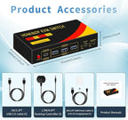 DP hdmi kvm Switch 2 Monitors 2 Computers Display Port, kvm Switch displayport - Image 4